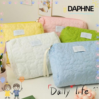 Daphne กระเป๋าซักผ้า สีครีม ความจุขนาดใหญ่ แบบพกพา