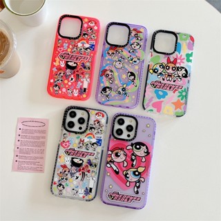 เคสโทรศัพท์มือถือ TPU กันกระแทก ลาย Powerpuff Girl คุณภาพสูง สําหรับ iPhone 14 13 12 Pro Max 11 Pro Max X XR XS 7 8 Plus