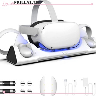 FACCFKI แท่นชาร์จ VR แบบชาร์จเร็ว สําหรับ Oculus Quest 2