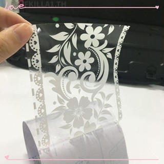 FACCFKI สติกเกอร์วอลเปเปอร์ PVC แบบใส ลอกออกได้ สําหรับติดตกแต่งกระจก หน้าต่างบ้าน