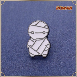 Rowans เข็มกลัดโลหะ รูปการ์ตูนผีน้อยน่ารัก เหมาะกับวันฮาโลวีน สําหรับนักเรียน