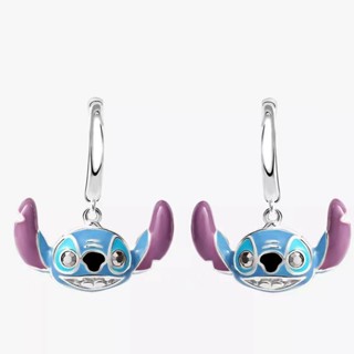 Personalized Creative Anime, Cartoon, and Stitch Cute and Lively Girls New Fashion Drip Oil Childrens Earrings and Earrings Jewelry