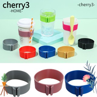 Cherry3 ปลอกซิลิโคน กันลื่น กันความร้อน ทนทาน สําหรับรองแก้วชา