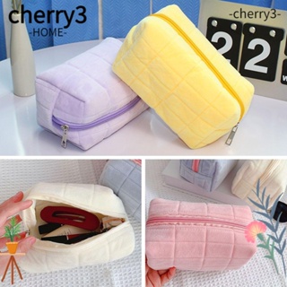 Cherry3 กระเป๋าดินสอ ผ้าแคนวาส รูปตุ๊กตาน่ารัก สําหรับใส่เครื่องเขียน