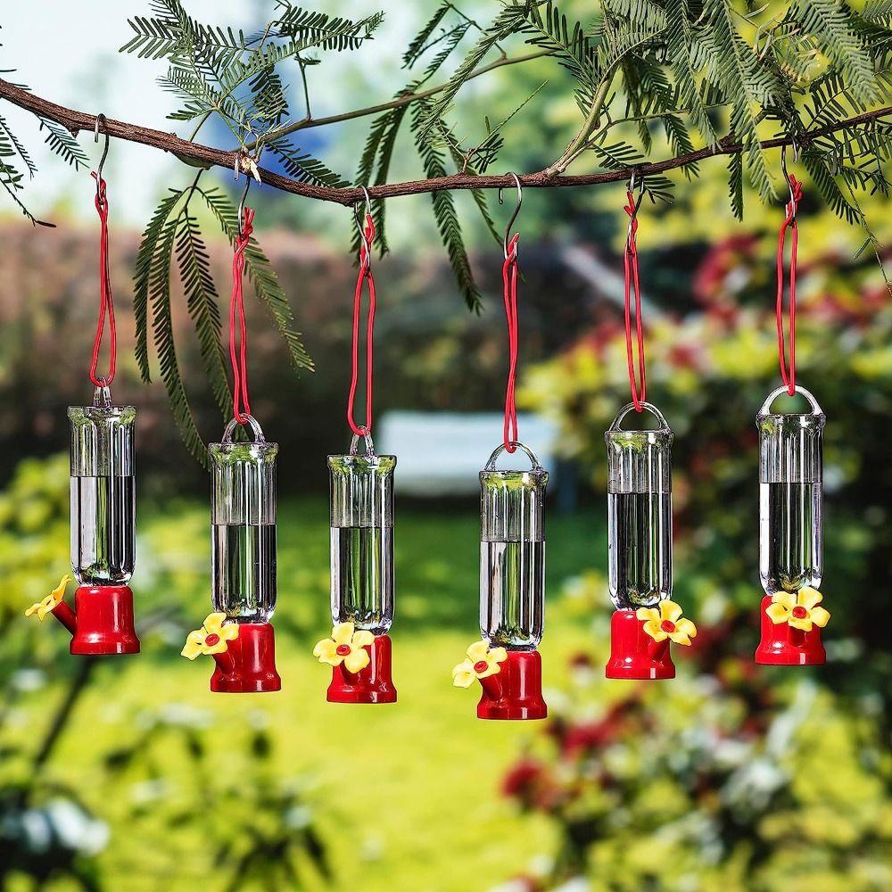 Barry อุปกรณ์ให้อาหารนกฮัมมิ่งเบิร์ด แบบใส กันรั่วซึม ติดทนนาน - รูปที่ 7