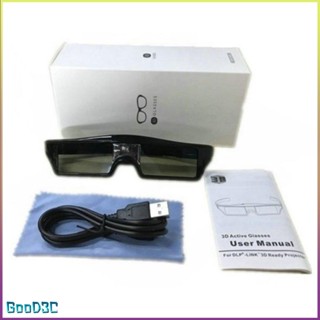 [Instock] 3D Glasses Rechargeable Active Shutter Eyewear For Dlp Projector [P/13]