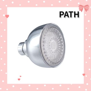 PATH หัวฝักบัวอาบน้ํา LED แรงดันสูง ติดตั้งง่าย เปลี่ยนสีอัตโนมัติ 7 สี สําหรับห้องน้ํา