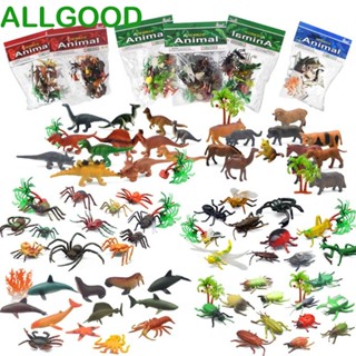 Allgoods โมเดลตุ๊กตาสัตว์ ไดโนเสาร์ แมลงจําลอง ของเล่น ของขวัญ สําหรับครอบครัว