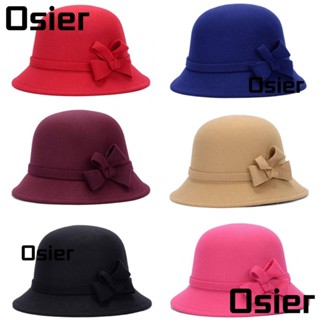 Osier1 Fedoras หมวกโบลเลอร์ลําลอง สไตล์วินเทจ