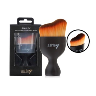 Ashley Pro Tailoring Curved Face Brush #AA156 : แอชลี่ย์ แปรงแต่งหน้า แปรงเกลี่ยรองพื้น แปรงเสริมสวย x 1 ชิ้น svl