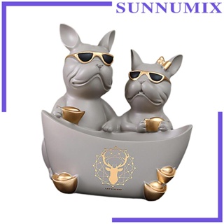 [Sunnimix] ชามเรซิ่น รูปปั้นสุนัข สําหรับตกแต่งบ้าน ห้องนอน