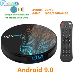 กล่องรับสัญญาณทีวี Android 9.0 Smart TV Box Google Assistant RK3328 TV Receiver 4K Wifi เครื่องเล่นมีเดีย Play Store Free Apps Fast Set Top Box