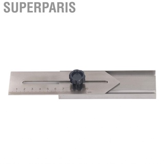 Superparis Sliding Line Ruler  Parallel High Strength 0 To 100mm for Carpentry