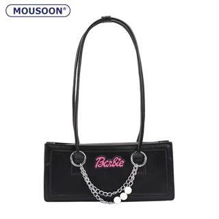 MOUSOON Barbie bag กระเป๋าสะพายข้างเดียวของผู้หญิงสไตล์สาวร้อนกระเป๋ารักแร้ไหล่ข้างเดียวเนื้อคุณภาพสูง