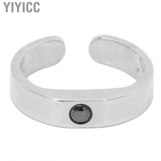 Yiyicc Acupressure Snoring Ring  Quick Relief Titanium Steel Prevent Breath Aid Painless for Men Women Home