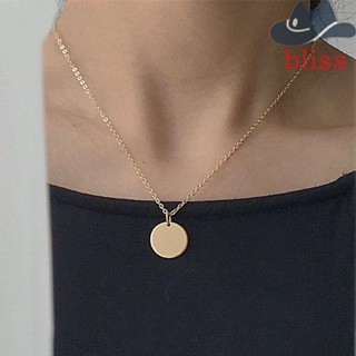 Bliss สร้อยคอโซ่ จี้เหรียญ Bijoux เครื่องประดับแฟชั่น สําหรับงานแต่งงาน