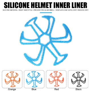 Universal Motorcycle Helmet Pad Silicone Lining Breathable Safety Inner Liner