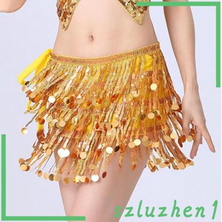 [Szluzhen1] ผ้าพันคอ รัดหน้าท้อง สะโพก สําหรับผู้หญิง เต้นรําละติน
