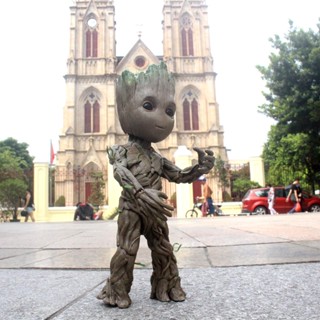 โมเดลฟิกเกอร์ groot groot Little Treeman Baby HT 1: 1 ขยับได้ ของเล่นสําหรับเด็ก