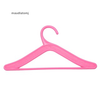 Maud ไม้แขวนเสื้อพลาสติก สีชมพู สําหรับตุ๊กตาบาร์บี้ 20 ชิ้น