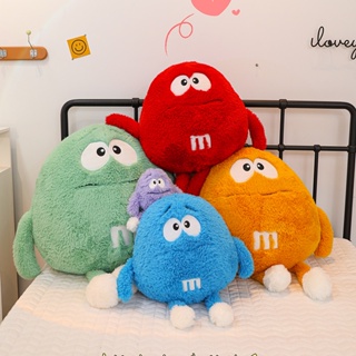 M&amp;ms หมอนตุ๊กตานุ่ม รูปการ์ตูนสัตว์น่ารัก สําหรับตกแต่งบ้าน ห้อง