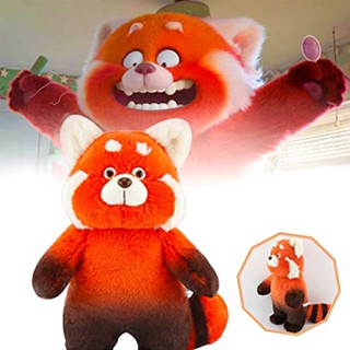 ตุ๊กตาการ์ตูนอนิเมะ Xiaomei Metamorphosis Turn Red Lesser Panda น่ารัก