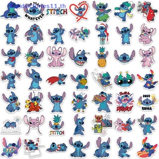 Buildvictories11 สติกเกอร์ ลายการ์ตูน Lilo &amp; Stitch น่ารัก สําหรับตกแต่งไดอารี่ แล็ปท็อป กระเป๋าเดินทาง DIY 100 ชิ้น