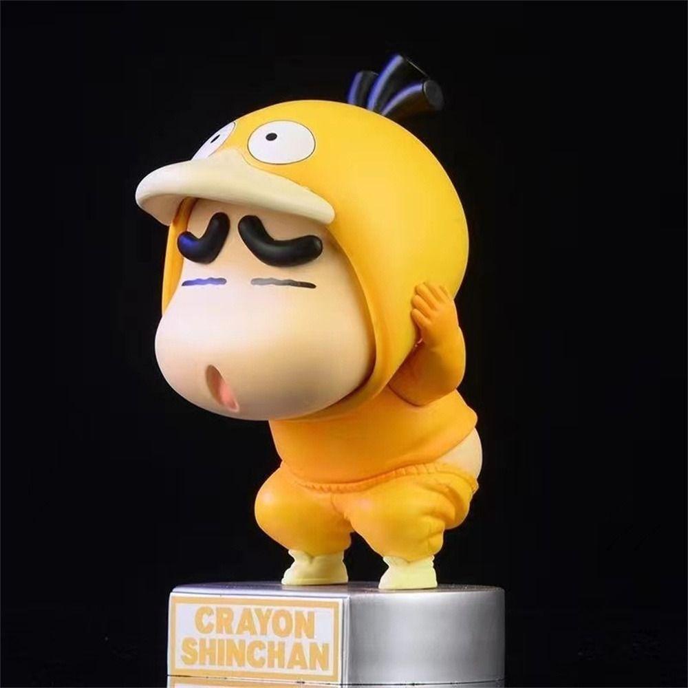 Keepin Crayon Shin-Chan รูป, Cos Psyduck ของเล่น Shinnosuke Nohara รูป, น่ารักตุ๊กตาอะนิเมะ 15 ซม.การ์ตูน Shin-Chan Action Figure แฟนสะสม