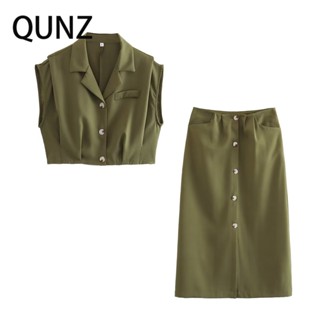 Qunz เสื้อกั๊ก และกางเกง แฟชั่น 8602