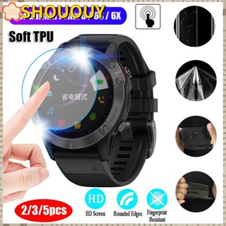 Shououy ฟิล์มไฮโดรเจล HD พลังงานแสงอาทิตย์ สําหรับ Fenix 6 6S 6X