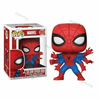 ฟิกเกอร์ Funko POP Six Arm Spider-Man Exclusive 313 ของเล่นสําหรับเด็ก