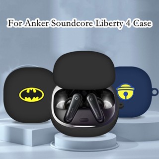 【คุณภาพสูง】เคสหูฟัง แบบนิ่ม ลายการ์ตูน สําหรับ Anker Soundcore Liberty 4 Anker Liberty 4