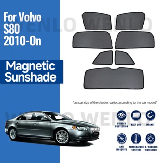 ม่านบังแดดแม่เหล็ก ด้านหน้า และด้านหลัง สําหรับ Volvo S80 S 80 2010-2023