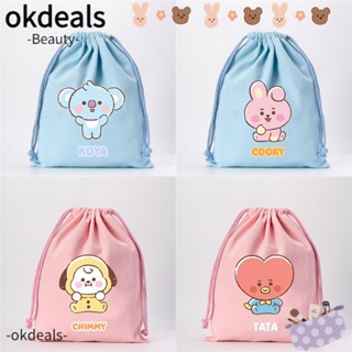 Okdeals กระเป๋าหูรูด อะคริลิค ลายการ์ตูน สําหรับเดินทาง