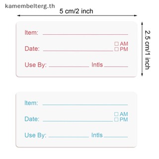 Kam สติกเกอร์ฉลาก บอกวันที่ สําหรับตู้เย็น ช่องแช่แข็ง 500 ชิ้น ต่อม้วน TH