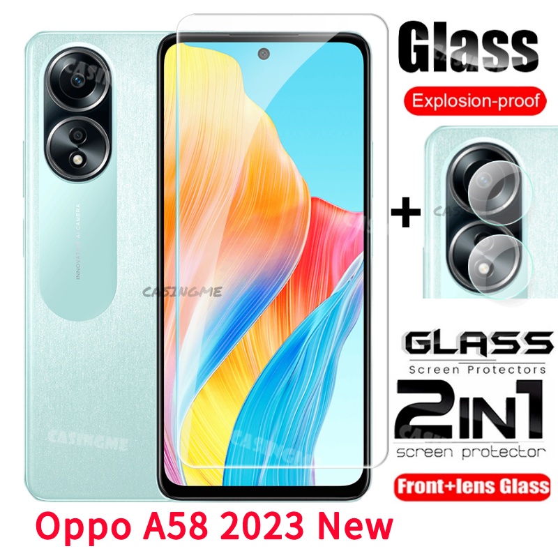 ฟิล์มกระจกนิรภัยกันรอยหน้าจอ เลนส์กล้อง ด้านหลัง 3D HD สําหรับ Xiaomi Poco M6 Pro 4G M6Pro 2024