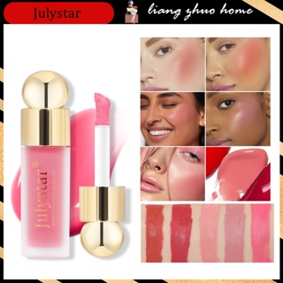 Julystar Beauty บลัชออน เนื้อลิขวิด ธรรมชาติ ติดทนนาน สําหรับแต่งหน้า