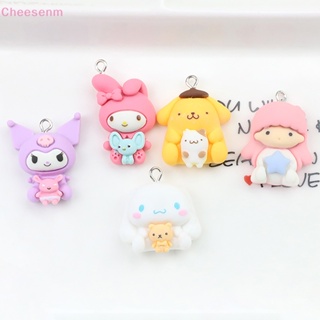 จี้พวงกุญแจเรซิ่น รูปการ์ตูนสัตว์ Ch Kawaii DIY สําหรับทําเครื่องประดับ 2 ชิ้น