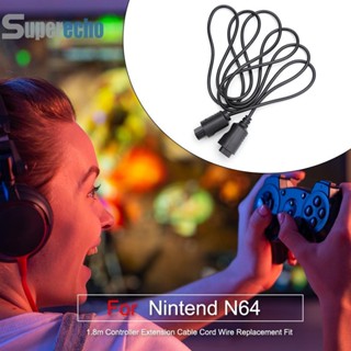 สายเคเบิลต่อขยายควบคุม ยาว 1.8 ม. แบบเปลี่ยน สําหรับ Nintend N64 [superecho.th]