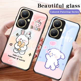 เคสโทรศัพท์ ซิลิโคนนิ่ม กันกระแทก ป้องกันเลนส์ ลายการ์ตูนน่ารัก แฟชั่น สําหรับ Vivo Y27 Y36 Y78 VivoY27 Y 27 VivoY36 Y 36 4G 5G 2023