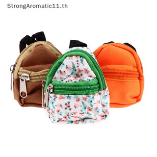 Strongaromatic กระเป๋าเป้สะพายหลัง ขนาดมินิ น่ารัก เหมาะกับของขวัญ สําหรับตุ๊กตา กระเป๋านักเรียน 1/6