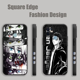 เคสโทรศัพท์มือถือ ลาย อนิเมะ เอเรน ผ่าพิภพไททัน ภาค Attack on titan Eren FGQ01 สําหรับ Samsung A03S A73 A23 S21 S22 Ultra S30 A72