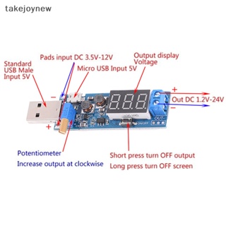 [takejoynew] Dc-dc โมดูลพาวเวอร์ซัพพลาย USB 5V เป็น 3.3V 12V
 Klb