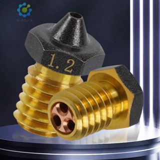 [Idduck.Th] หัวฉีดเคลือบ PTFE CHT E3D V6 เส้นใยทองเหลือง ไม่เหนียวติด 0.3 มม. 0.4 มม. 0.8 มม. 1.2 มม. ความเร็วสูง สําหรับเครื่องพิมพ์ 3D 1 2 ชิ้น