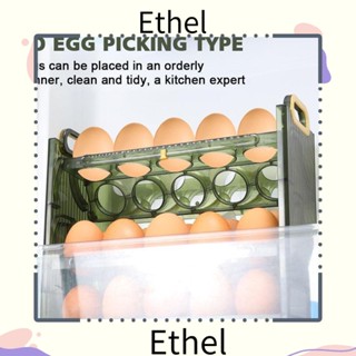 Ethel1 ถาดเก็บไข่ 30/20 ช่อง สําหรับตู้เย็น ประตูด้านข้าง ห้องครัว