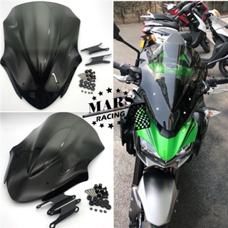 ที่บังแดดกระจกหน้ารถจักรยานยนต์ สําหรับ Kawasaki Z900 2017 2018 2019 17 18 19