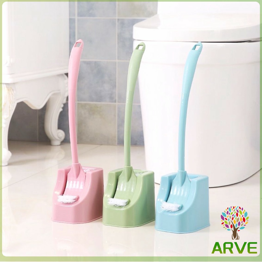 Arleen แปรงขัดห้องน้ำ หัวแปรง 2 ด้าน มีทั้งหมด 3 สี แปรงขัดทำความสะอาดห้องน้ำ