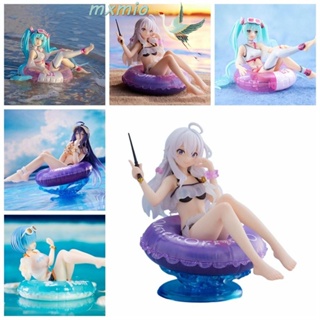 Mxmio ตุ๊กตาฟิกเกอร์ อนิเมะ Hatsune Miku Aqua Float ชุดว่ายน้ํา สําหรับเด็กผู้หญิง