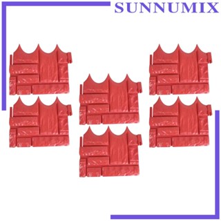 [Sunnimix] รั้วหินเทียม น้ําหนักเบา สําหรับตกแต่งสวน สนามหญ้า 6 ชิ้น