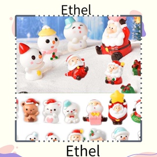 Ethel1 ฟิกเกอร์รูปปั้นแกะจิ๋ว DIY อุปกรณ์เสริม สําหรับตกแต่งต้นคริสต์มาส